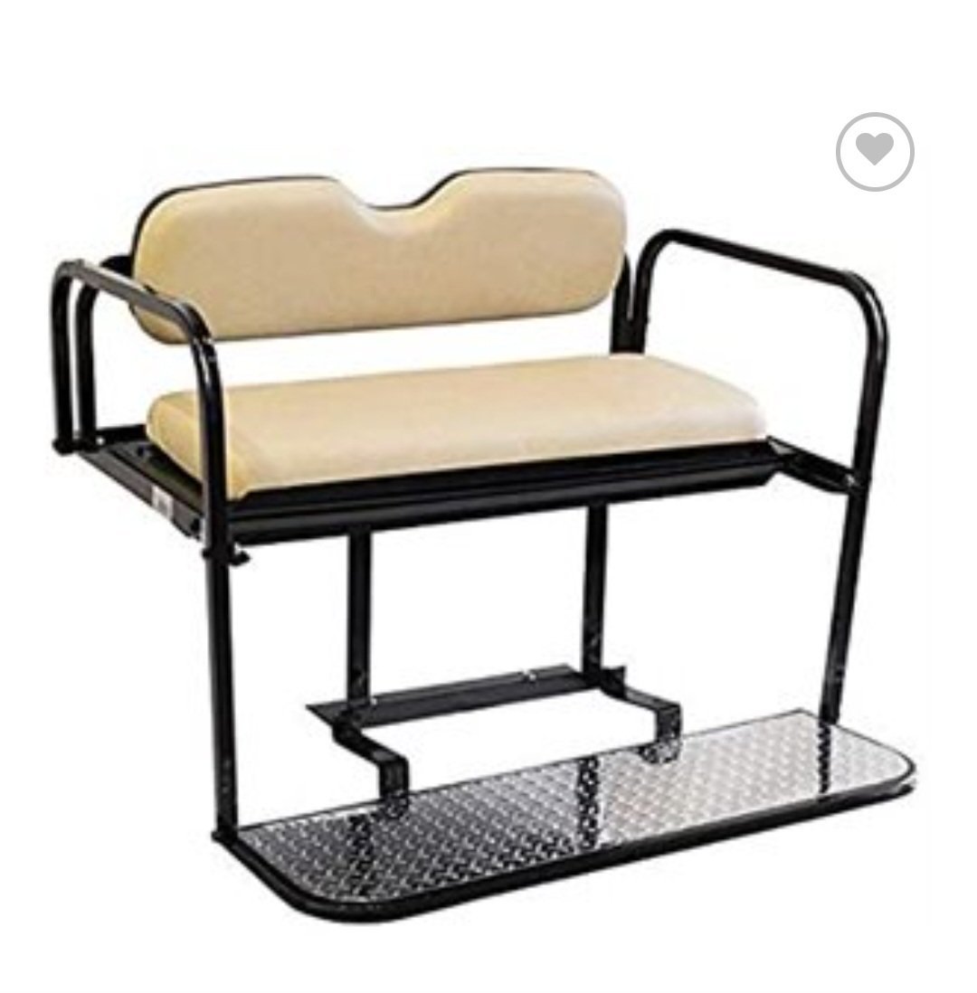 Club Car Precedent (Beige) Flip-down Backseat 2004+